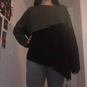 Plus size Asymmetrical Light Sweater